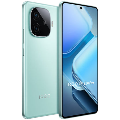 vivo iQOO Z9 Turbo, Dual Back Cameras, 12GB+256GB, Face ID Screen Fingerprint Identification, 6.78 inch Android 14.0 OriginOS 4 Snapdragon 8s Gen 3 Octa Core 3.0GHz, OTG, NFC, Network: 5G, Support Google Play (Mint Green) - vivo by vivo | Online Shopping UK | buy2fix