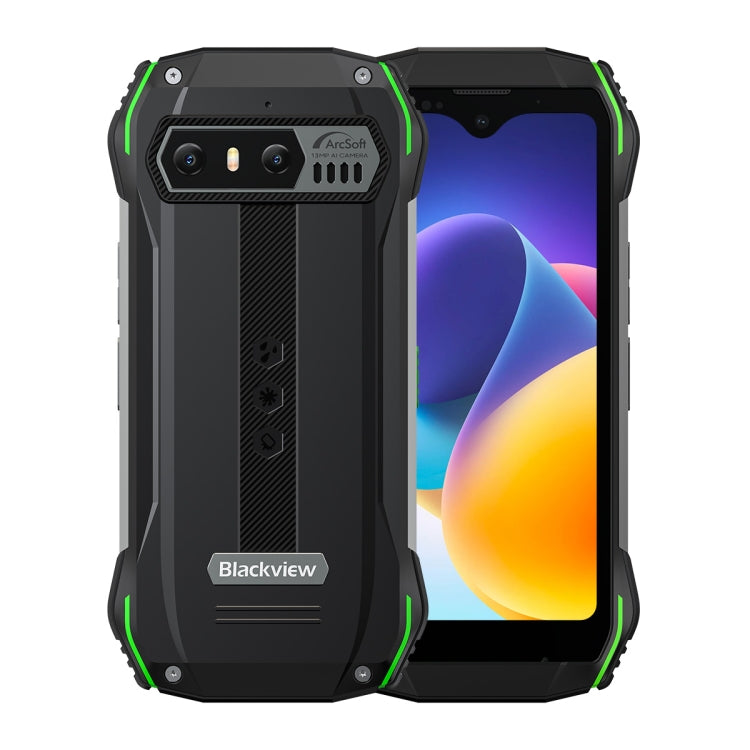 [HK Warehouse] Blackview N6000SE, IP68/IP69K/MIL-STD-810H, 4GB+128GB, 4.3 inch Android 13 MediaTek MT8788 Octa Core, Network: 4G, OTG, NFC (Green) - Blackview by Blackview | Online Shopping UK | buy2fix