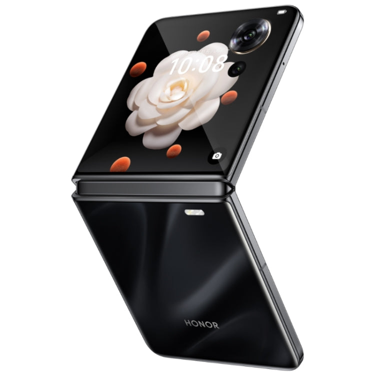 Honor Magic V Flip, 12GB+256GB, 6.8 inch + 4.0 inch Screen MagicOS 8.0 Snapdragon 8+ Gen 1 Octa Core, Network: 5G, NFC, OTG (Black) - Honor by Huawei | Online Shopping UK | buy2fix