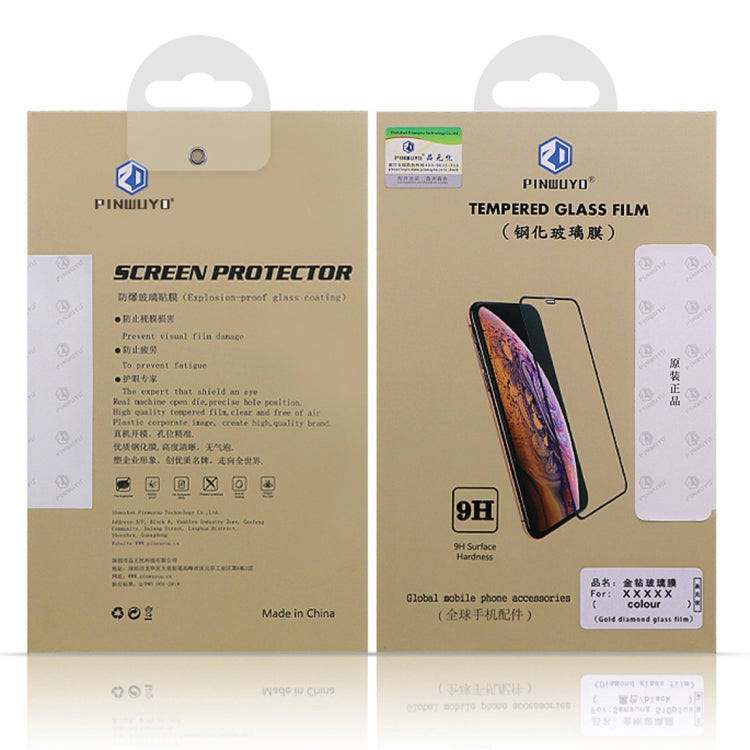 PINWUYO 9H 2.5D Full Screen Tempered Glass Film for Huawei Mate 20 X (Black) - Huawei Tempered Glass by PINWUYO | Online Shopping UK | buy2fix