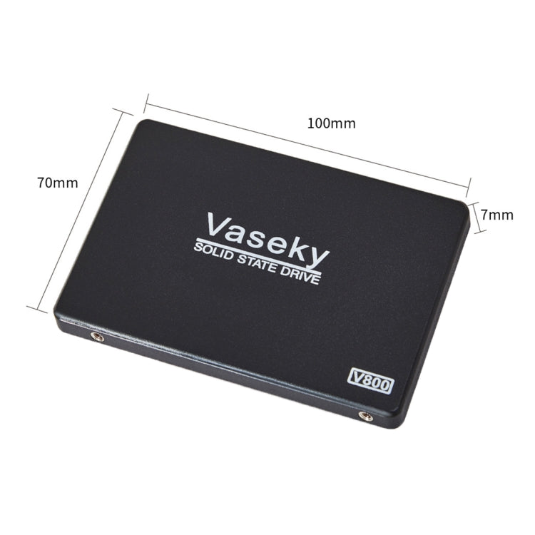 Vaseky V800 512GB 2.5 inch SATA3 6GB/s Ultra-Slim 7mm Solid State Drive SSD Hard Disk Drive for Desktop, Notebook - Solid State Drives by Vaseky | Online Shopping UK | buy2fix