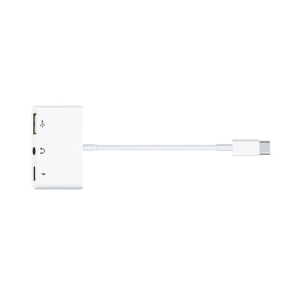 3 in 1 USB-C / Type-C Male to Type-C + USB + 3.5mm Female OTG Adapter - Converter & Adapter by buy2fix | Online Shopping UK | buy2fix