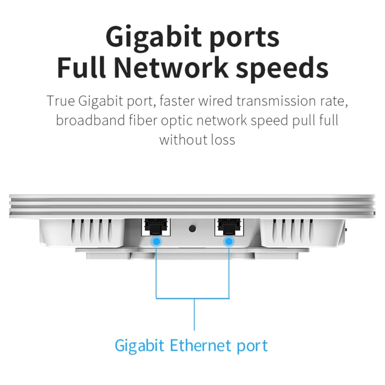 COMFAST CF-E395AX 3000Mbps WiFi6 2.4G & 5.8GHz Dual Band Indoor Wireless Ceiling AP - Wireless Routers by COMFAST | Online Shopping UK | buy2fix