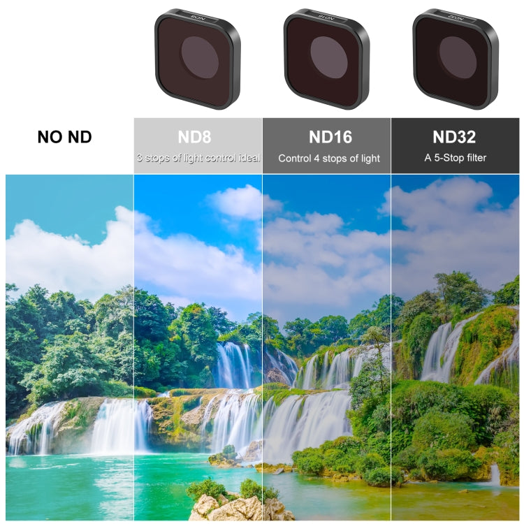 PULUZ Action Camera ND16 Lens Filter For GoPro HERO13 Black /12 Black /11 Black /11 Black Mini /10 Black /9 Black - Lens Filter by PULUZ | Online Shopping UK | buy2fix