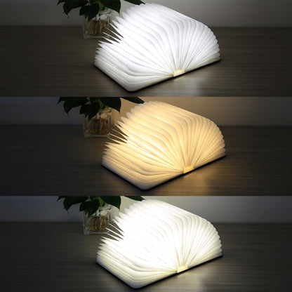 Creative LED Flip Origami Book Lamp Nightlights, Warm White Light + White Light, FS-LED01 500 lumens - Night Lights by buy2fix | Online Shopping UK | buy2fix