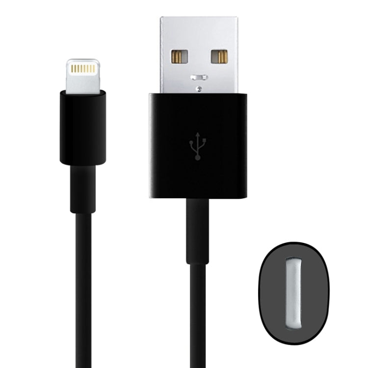 1m High Quality 8 Pin USB Sync Data / Charging Cable for iPhone, iPad(Black) - Normal Style Cable by buy2fix | Online Shopping UK | buy2fix