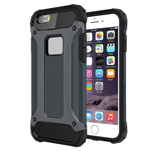 For iPhone 6 Plus & 6s Plus Tough Armor TPU + PC Combination Case(Navy Blue) - More iPhone Cases by buy2fix | Online Shopping UK | buy2fix