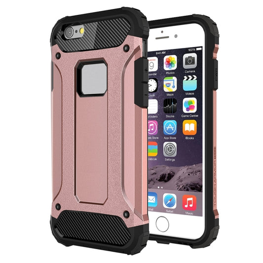 For iPhone 6 Plus & 6s Plus Tough Armor TPU + PC Combination Case(Rose Gold) - More iPhone Cases by buy2fix | Online Shopping UK | buy2fix