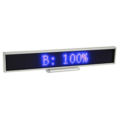 Programmable LED Moving Scrolling Message Display Sign Indoor Board, Display Resolution: 128 x 16 Pixels, Length: 41cm - LED Billboard by buy2fix | Online Shopping UK | buy2fix