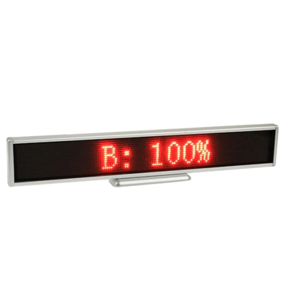 Programmable LED Moving Scrolling Message Display Sign Indoor Board, Display Resolution: 128 x 16 Pixels, Length: 41cm - LED Billboard by buy2fix | Online Shopping UK | buy2fix