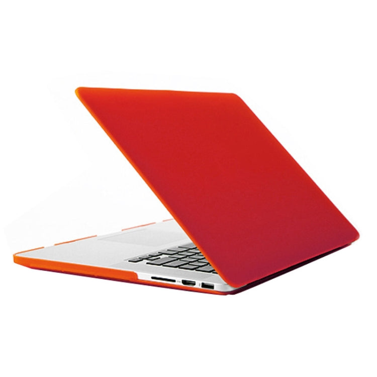 Laptop Frosted Hard Plastic Protection Case for Macbook Pro Retina 13.3 inch(Red) - MacBook Pro Cases by buy2fix | Online Shopping UK | buy2fix