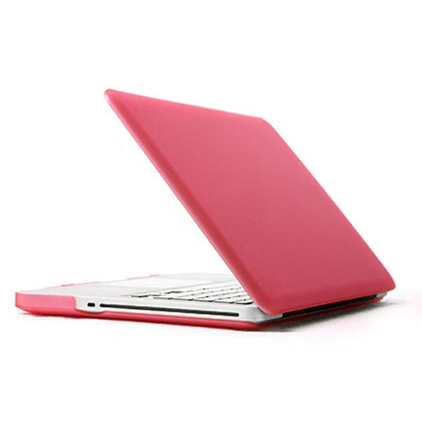 ENKAY for MacBook Pro 15.4 inch (US Version) / A1286 4 in 1 Frosted Hard Shell Plastic Protective Case with Screen Protector & Keyboard Guard & Anti-dust Plugs(Pink) - MacBook Pro Cases by ENKAY | Online Shopping UK | buy2fix