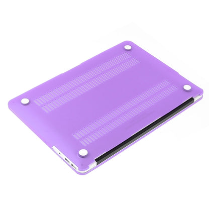 ENKAY for Macbook Air 11.6 inch (US Version) / A1370 / A1465 Hat-Prince 3 in 1 Frosted Hard Shell Plastic Protective Case with Keyboard Guard & Port Dust Plug(Purple) - MacBook Air Cases by ENKAY | Online Shopping UK | buy2fix