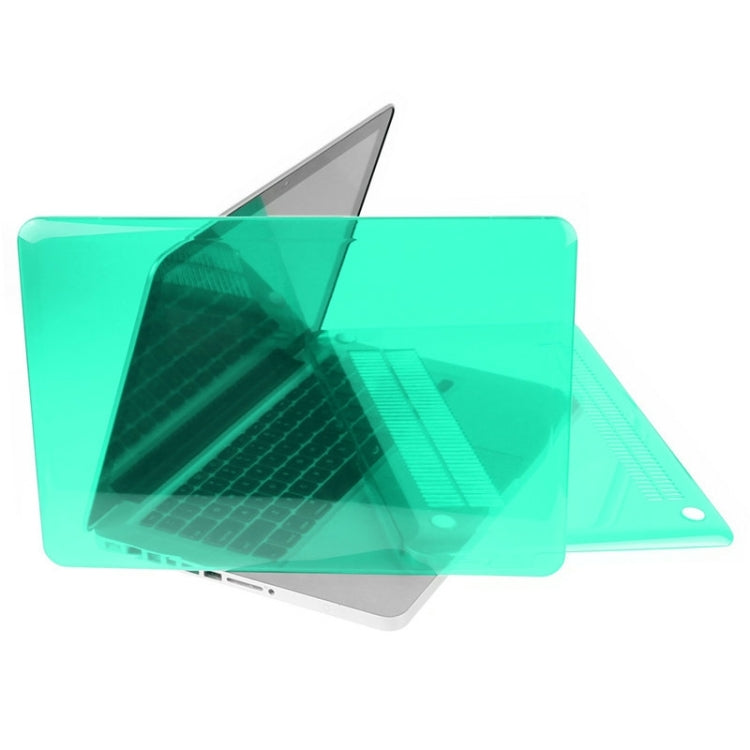 ENKAY for Macbook Pro 13.3 inch (US Version) / A1278 Hat-Prince 3 in 1 Crystal Hard Shell Plastic Protective Case with Keyboard Guard & Port Dust Plug(Green) - MacBook Pro Cases by ENKAY | Online Shopping UK | buy2fix