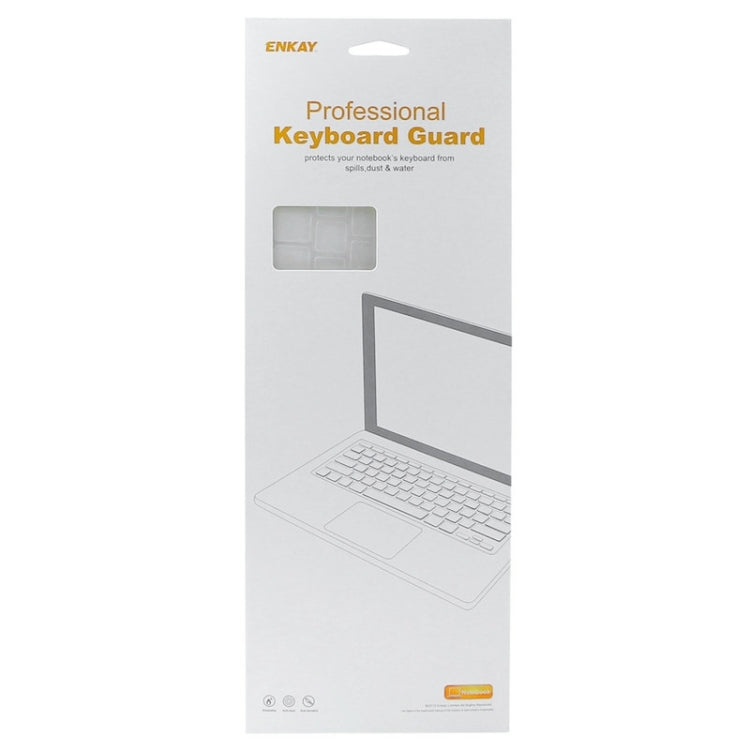 ENKAY for Macbook Pro Retina 13.3 inch (US Version) / A1425 / A1502 Hat-Prince 3 in 1 Crystal Hard Shell Plastic Protective Case with Keyboard Guard & Port Dust Plug(White) - MacBook Pro Cases by ENKAY | Online Shopping UK | buy2fix