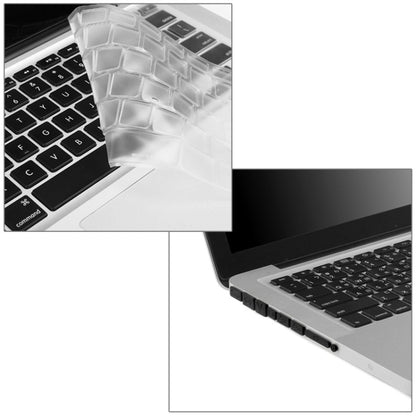 ENKAY for Macbook Pro 15.4 inch (US Version) / A1286 Hat-Prince 3 in 1 Crystal Hard Shell Plastic Protective Case with Keyboard Guard & Port Dust Plug(Red) - MacBook Pro Cases by ENKAY | Online Shopping UK | buy2fix