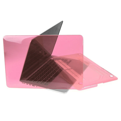 ENKAY for Macbook Pro Retina 15.4 inch (US Version) / A1398 Hat-Prince 3 in 1 Crystal Hard Shell Plastic Protective Case with Keyboard Guard & Port Dust Plug(Pink) - MacBook Pro Cases by ENKAY | Online Shopping UK | buy2fix