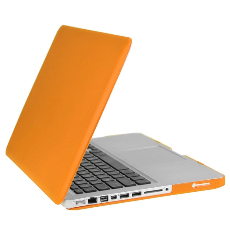 ENKAY for Macbook Pro 13.3 inch (US Version) / A1278 Hat-Prince 3 in 1 Frosted Hard Shell Plastic Protective Case with Keyboard Guard & Port Dust Plug(Orange) - MacBook Pro Cases by ENKAY | Online Shopping UK | buy2fix