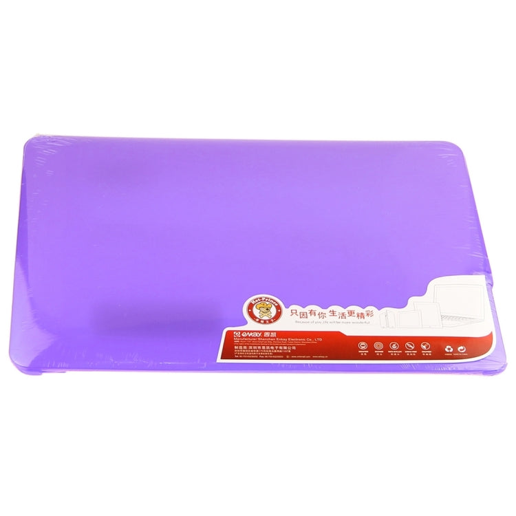 ENKAY for Macbook Pro Retina 15.4 inch (US Version) / A1398 Hat-Prince 3 in 1 Frosted Hard Shell Plastic Protective Case with Keyboard Guard & Port Dust Plug(Purple) - MacBook Pro Cases by ENKAY | Online Shopping UK | buy2fix