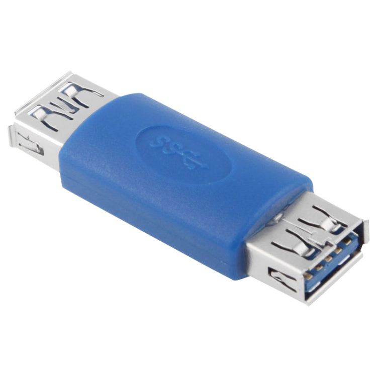 Super Speed USB 3.0 AF to AF Cable Adapter (Blue) - USB 3.0 by buy2fix | Online Shopping UK | buy2fix