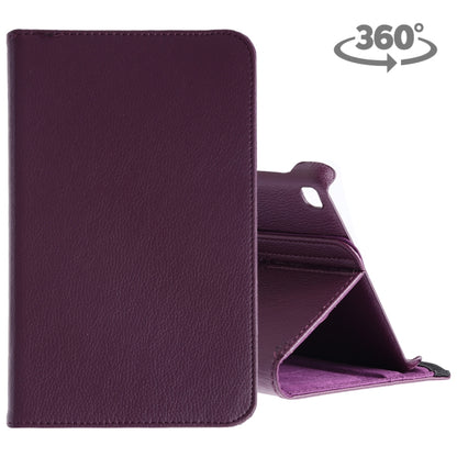 Litchi Texture Horizontal Flip 360 Degrees Rotation Leather Case for Galaxy Tab A 8 (2019) / P200 / P205, with Holder (Purple) - Tab A 8.0 & S Pen (2019) P200/P205 by buy2fix | Online Shopping UK | buy2fix