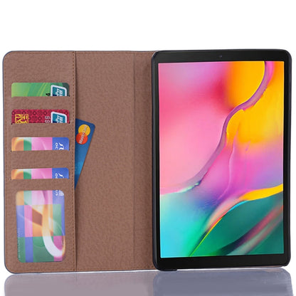 Retro Book Style Horizontal Flip Leather Case for Galaxy Tab A 8 (2019) P200 / P205,  with Holder & Card Slots & Wallet (Coffee) - Tab A 8.0 & S Pen (2019) P200/P205 by buy2fix | Online Shopping UK | buy2fix