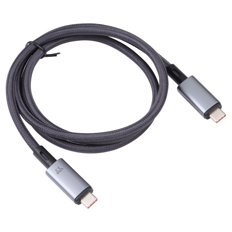 10Gbps 8K USB-C/Type-C to USB-C/Type-C Video Cable Compatible with USB 3.2, Length: 1m(Black) - Video & Audio Cable by buy2fix | Online Shopping UK | buy2fix