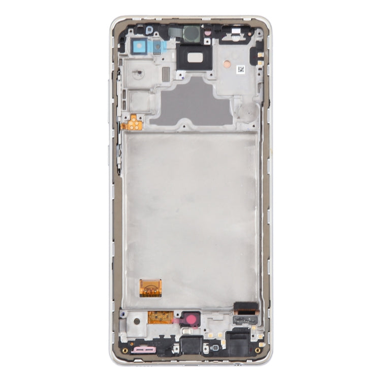 For Samsung Galaxy A72 4G SM-A725 6.43 inch Original LCD Screen Digitizer Full Assembly with Frame (White) - Galaxy A Series Parts by buy2fix | Online Shopping UK | buy2fix