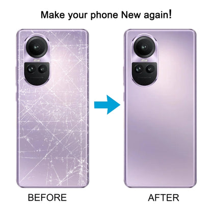 For OPPO Reno10 Pro Global Original Battery Back Cover with Camera Lens Cover(Purple) - Back Cover by buy2fix | Online Shopping UK | buy2fix