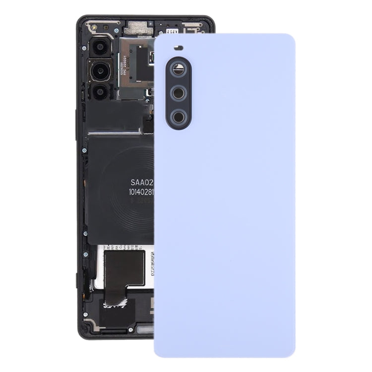 For Sony Xperia 10 V Original Battery Back Cover with Camera Lens Cover(Purple) - Back Cover by buy2fix | Online Shopping UK | buy2fix