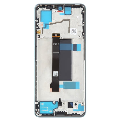 For Xiaomi Poco X6 Original AMOLED Material LCD Screen Digitizer Full Assembly with Frame (Blue) - LCD Screen by buy2fix | Online Shopping UK | buy2fix