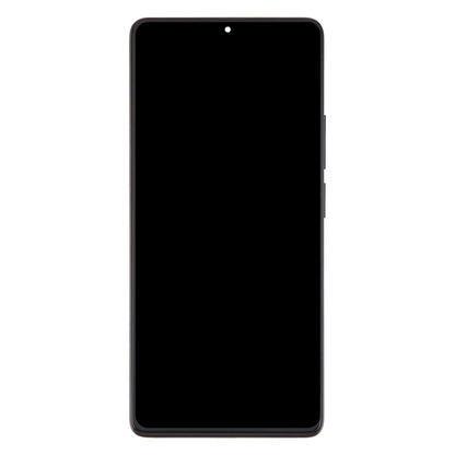 For Xiaomi Poco M6 Pro 4G Original AMOLED Material LCD Screen Digitizer Full Assembly with Frame (Black) - LCD Screen by buy2fix | Online Shopping UK | buy2fix