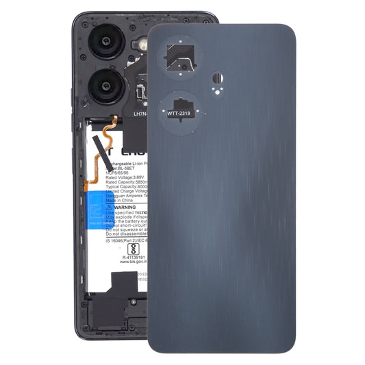 For itel P55+ Original Battery Back Cover(Black) -  by buy2fix | Online Shopping UK | buy2fix