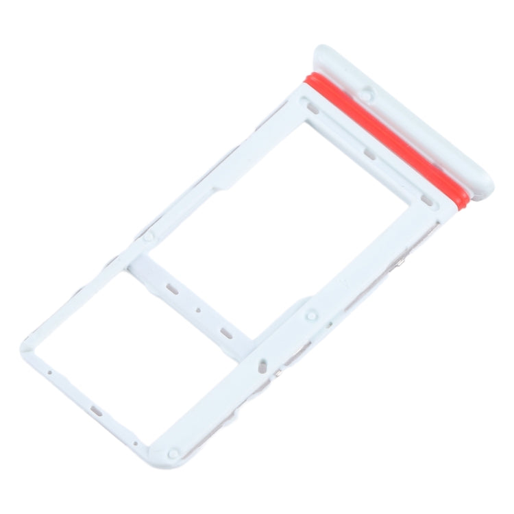 For TCL Tab 10 5G 9183G SIM Card Tray + Micro SD Card Tray (White) - For TCL by buy2fix | Online Shopping UK | buy2fix