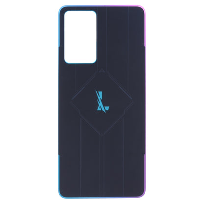 For OPPO Reno7 Pro 5G Original Glass Battery Back Cover (Colorful Black) - Back Cover by buy2fix | Online Shopping UK | buy2fix