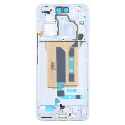 For Xiaomi Civi 4 Pro Original Front Housing LCD Frame Bezel Plate (Blue) - Frame Bezel Plate by buy2fix | Online Shopping UK | buy2fix