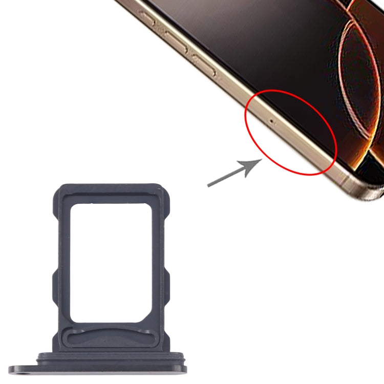 For iPhone 16 Pro Max SIM + SIM Card Tray (Black) -  by buy2fix | Online Shopping UK | buy2fix