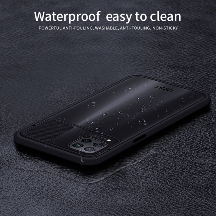 For Huawei P40 lite MOFI Xing Dun Series PC + TPU Anti-peep Waterproof And Anti-drop All-inclusive Protective Shell, Translucent Frosted(Purple) - Huawei Cases by MOFI | Online Shopping UK | buy2fix