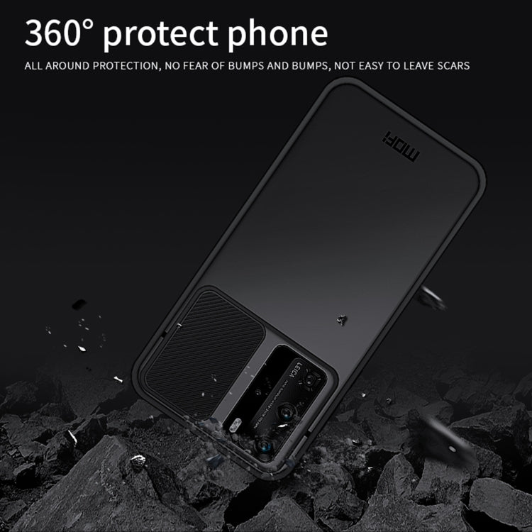 For Huawei P40 Pro MOFI Xing Dun Series PC + TPU Anti-peep Waterproof And Anti-drop All-inclusive Protective Shell, Translucent Frosted(Green) - Huawei Cases by MOFI | Online Shopping UK | buy2fix