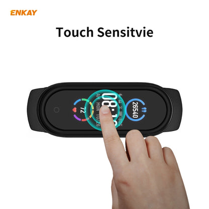 2 PCS For Xiaomi Mi Band 5 ENKAY Hat-Prince 3D Full Screen Soft PC Edge + PMMA HD Screen Protector Film - Screen Protector by ENKAY | Online Shopping UK | buy2fix