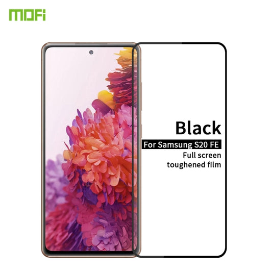 For Samsung Galaxy S20 FE MOFI 9H 2.5D Full Screen Tempered Glass Film(Black) - Galaxy Tempered Glass by MOFI | Online Shopping UK | buy2fix