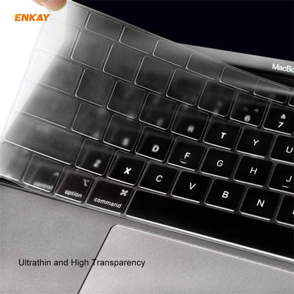 ENKAY 3 in 1 Matte Laptop Protective Case + EU Version TPU Keyboard Film + Anti-dust Plugs Set for MacBook Pro 13.3 inch A1708 (without Touch Bar)(Orange) - MacBook Pro Cases by ENKAY | Online Shopping UK | buy2fix