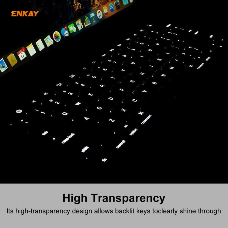 ENKAY Soft TPU Keyboard Protector Film for MacBook Air 13.3 inch A2179 (2020) / A2337 (2020), Version:US Version - Keyboard Protector by ENKAY | Online Shopping UK | buy2fix