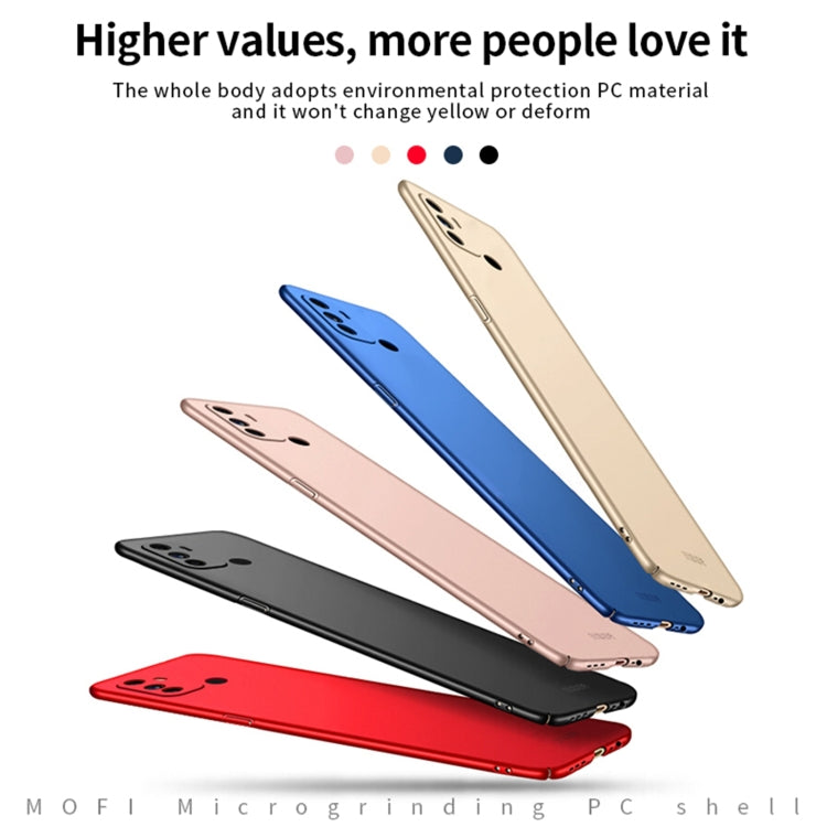 For OPPO A32 / A52 MOFI Frosted PC Ultra-thin Hard Case(Red) - OPPO Cases by MOFI | Online Shopping UK | buy2fix