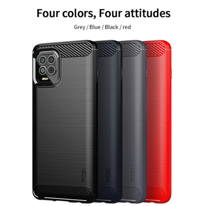 For Motorola Moto Edge S MOFI Gentleness Series Brushed Texture Carbon Fiber Soft TPU Case(Gray) - Motorola Cases by MOFI | Online Shopping UK | buy2fix