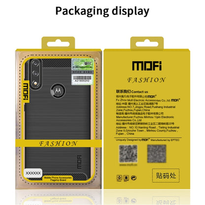 For Motorola Moto Edge S MOFI Gentleness Series Brushed Texture Carbon Fiber Soft TPU Case(Black) - Motorola Cases by MOFI | Online Shopping UK | buy2fix