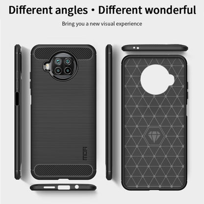 For Xiaomi Mi 10T Lite /Mi 10i 5G / Note 9 Pro 5G MOFI Gentleness Series Brushed Texture Carbon Fiber Soft TPU Case(Black) - Xiaomi Cases by MOFI | Online Shopping UK | buy2fix