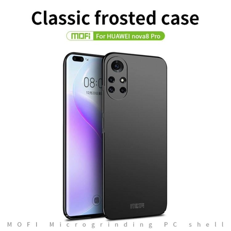 For Huawei Nova 8 Pro MOFI Frosted PC Ultra-thin Hard Case(Red) - Huawei Cases by MOFI | Online Shopping UK | buy2fix