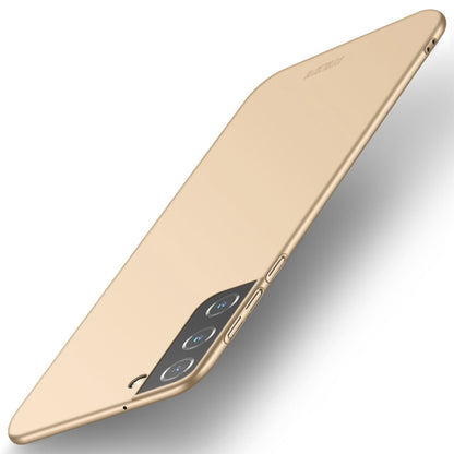 For Samsung Galaxy S22 5G MOFI Frosted PC Ultra-thin Hard Phone Case(Gold) - Galaxy S22 5G Cases by MOFI | Online Shopping UK | buy2fix