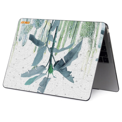 ENKAY Hat-Prince Natural Series Laotop Protective Crystal Case for MacBook Pro 15.4 inch A1707 / A1990(Banana Leaves) - MacBook Pro Cases by ENKAY | Online Shopping UK | buy2fix